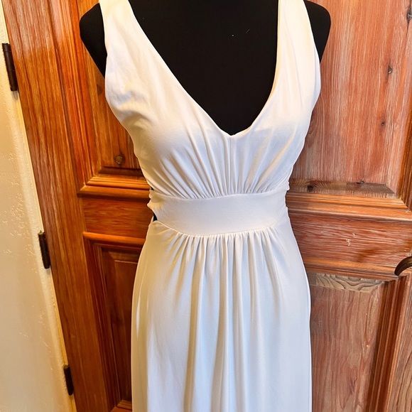 Susana Monaco V Strap Back Tie Maxi Dress NWT SMALL - Picture 4 of 16